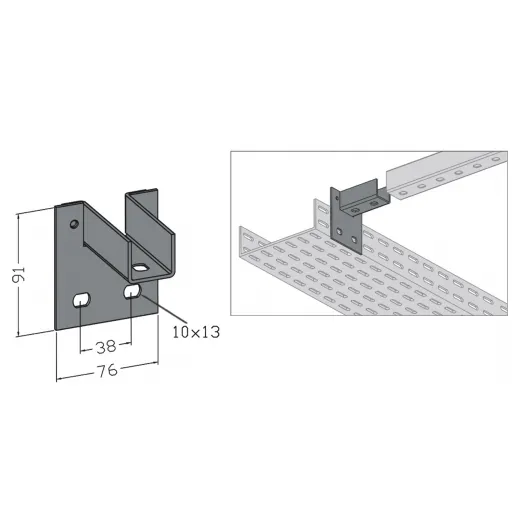 Imagem do produto ACOPLAMENTO ELETROC P/ PERFILADO 38X38 (SCG)