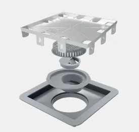 Imagem do produto RALO ELLEVE SQUARE C/TAMPA OCULTA 10X10CM
