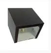 Imagem do produto ARANDELA 2 FOCOS S/ FRISO 1XG9 10X10X8 PRETO TEXT BL 02 (SCG)