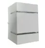 Imagem do produto ARANDELA 2 FRISOS E 2 FACHOS 10X15X10 G9 BL 15 BRANCO IP54  (SCG)