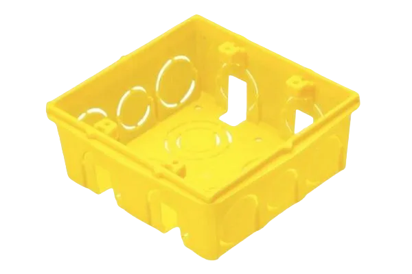 Imagem do produto CAIXA DE LUZ 4X4 QUADRADA AMARELO