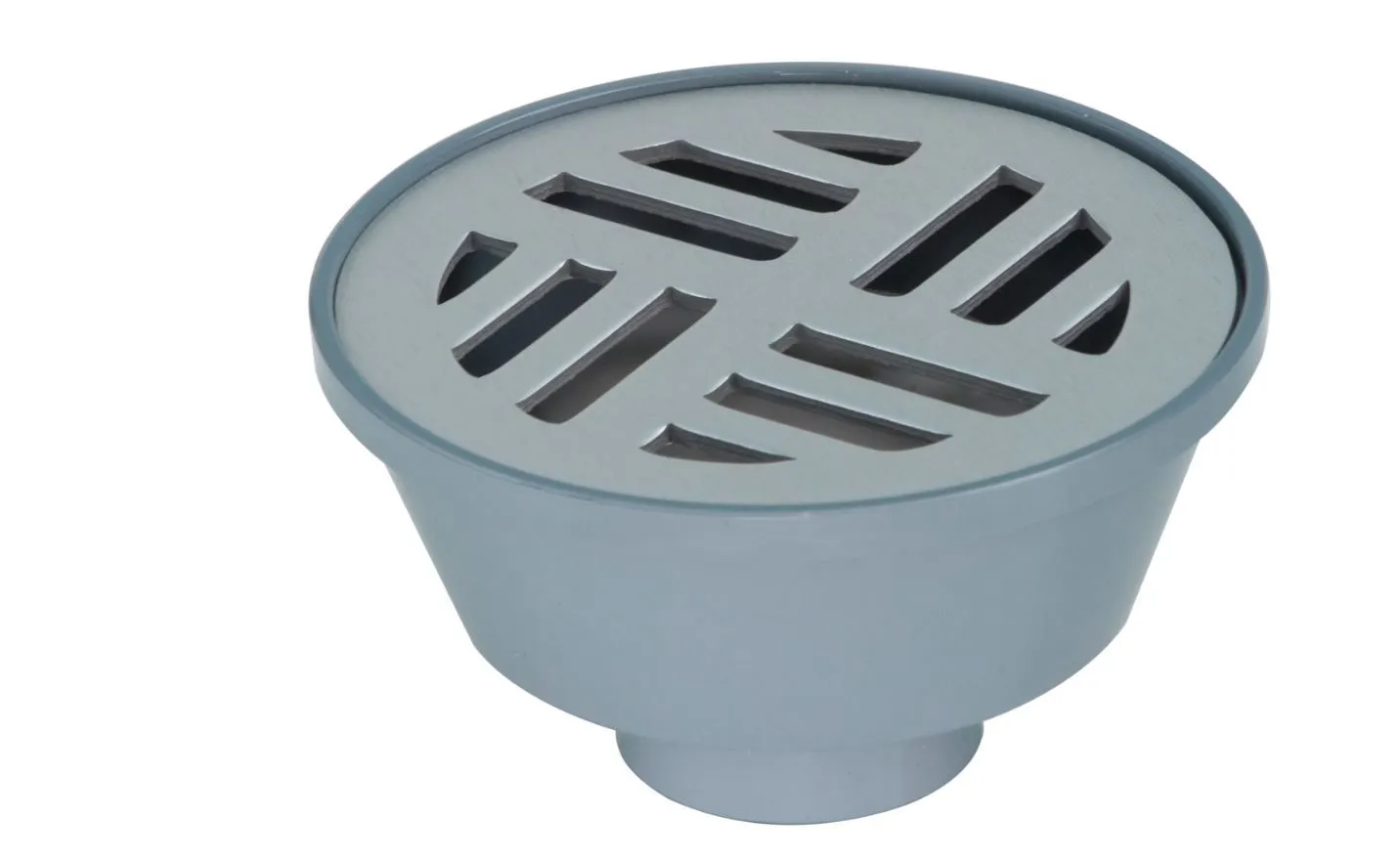 Imagem do produto Ralo Sifonado Cônico com Grelha Redonda Alumínio 100 x 40mm Amanco