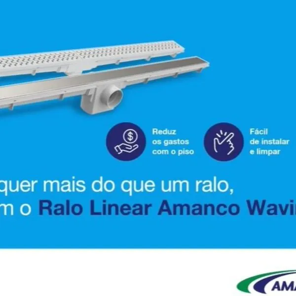 Imagem do produto Ralo Linear Com Sifonagem 70cm Grelha Inox Amanco A/ralo Linear Grelha Inox Sifonado 70cm (saida Central) Amanco