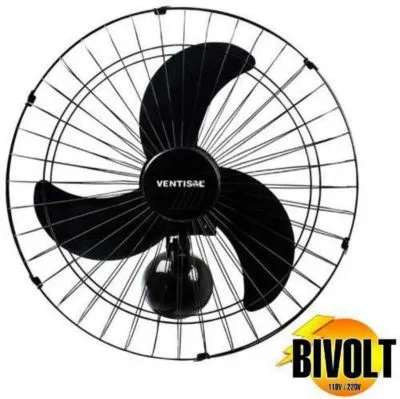 Imagem do produto Ventilador de Parede Comercial 200w Bivolt 60cm Preto