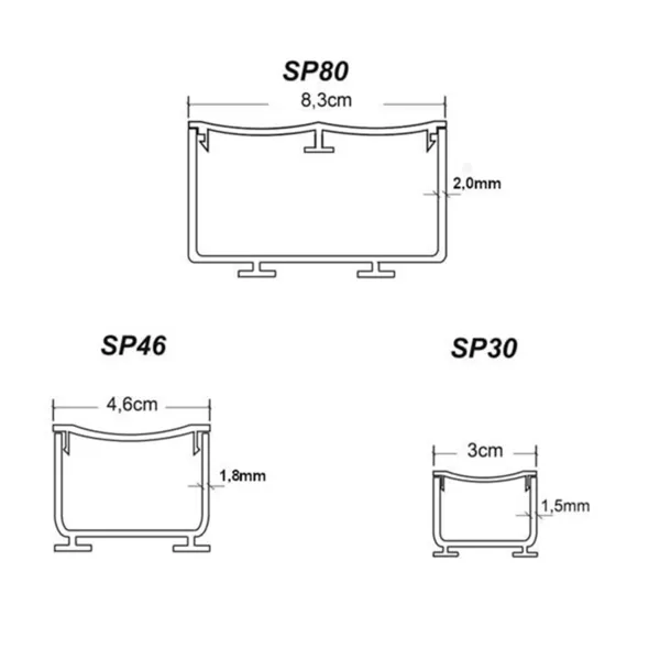 Imagem do produto Ralo Sekapiso Sekabox 46x700 Saída 37mm Extremidade Vertical