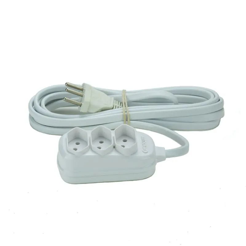 Imagem do produto 25300305555 EXTENSAO 3T TRIPOLAR 5M BRANCO FIOLUX